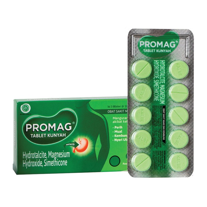 Jual Promag Tablet Box Isi 30 Tablet / Obat Asam Lambung Maag | Shopee ...