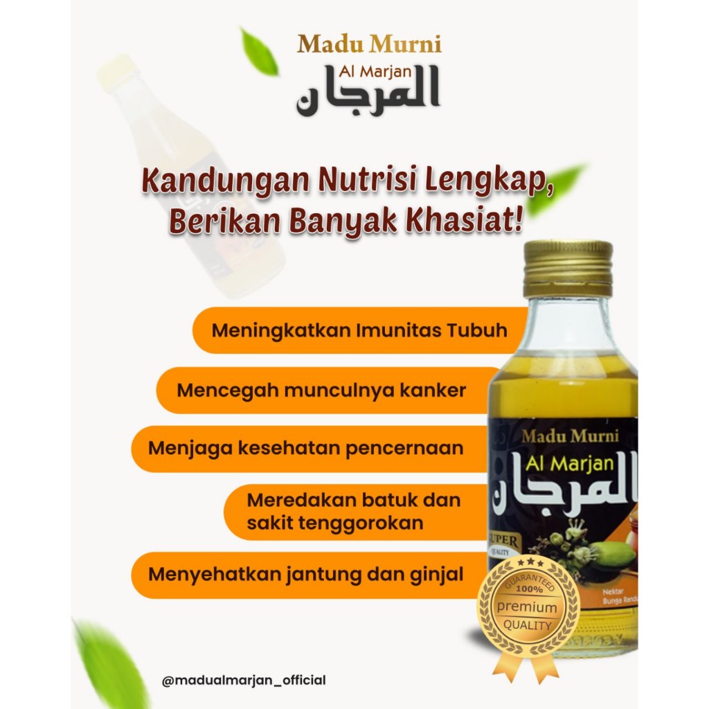 Madu Murni Al Marjan - Multifora 150 ml