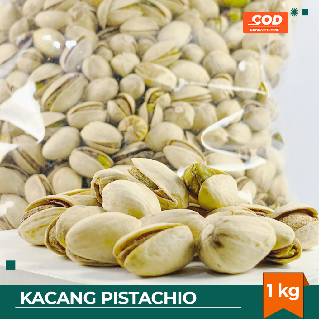 Jual KACANG PISTACHIOS / FUSTUK (1 KG, 500 GR & 250 GR PREMIUM ...