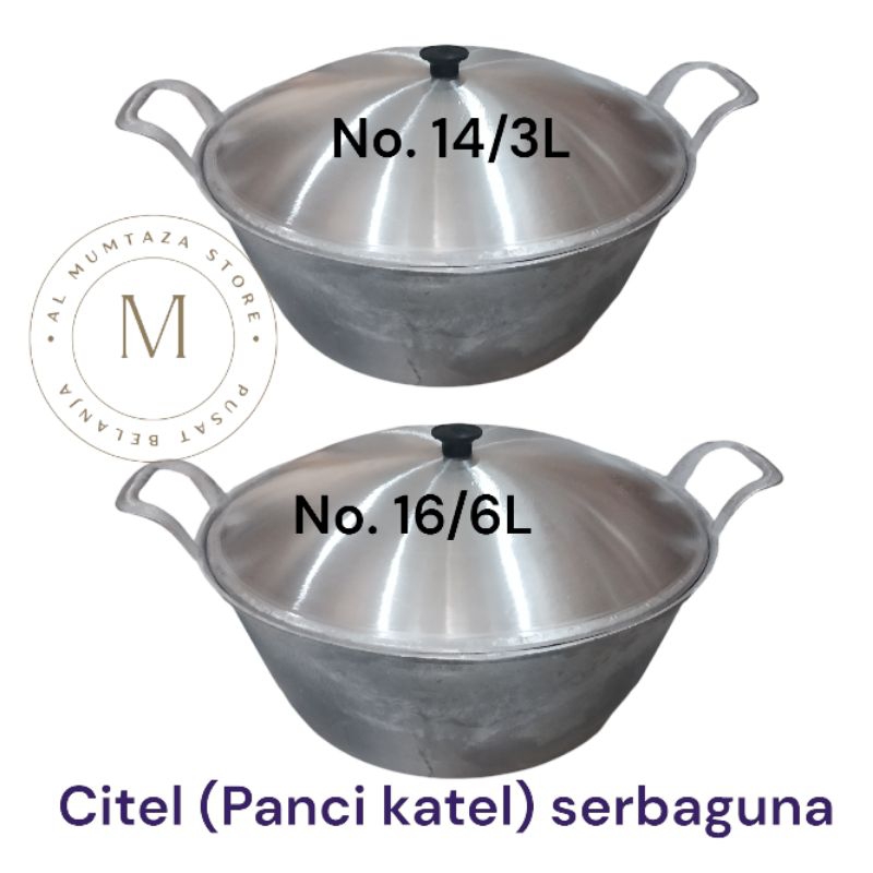 Jual Citel panci katel terbaru serbaguna no.16 kapasitas 6litar bahan ...
