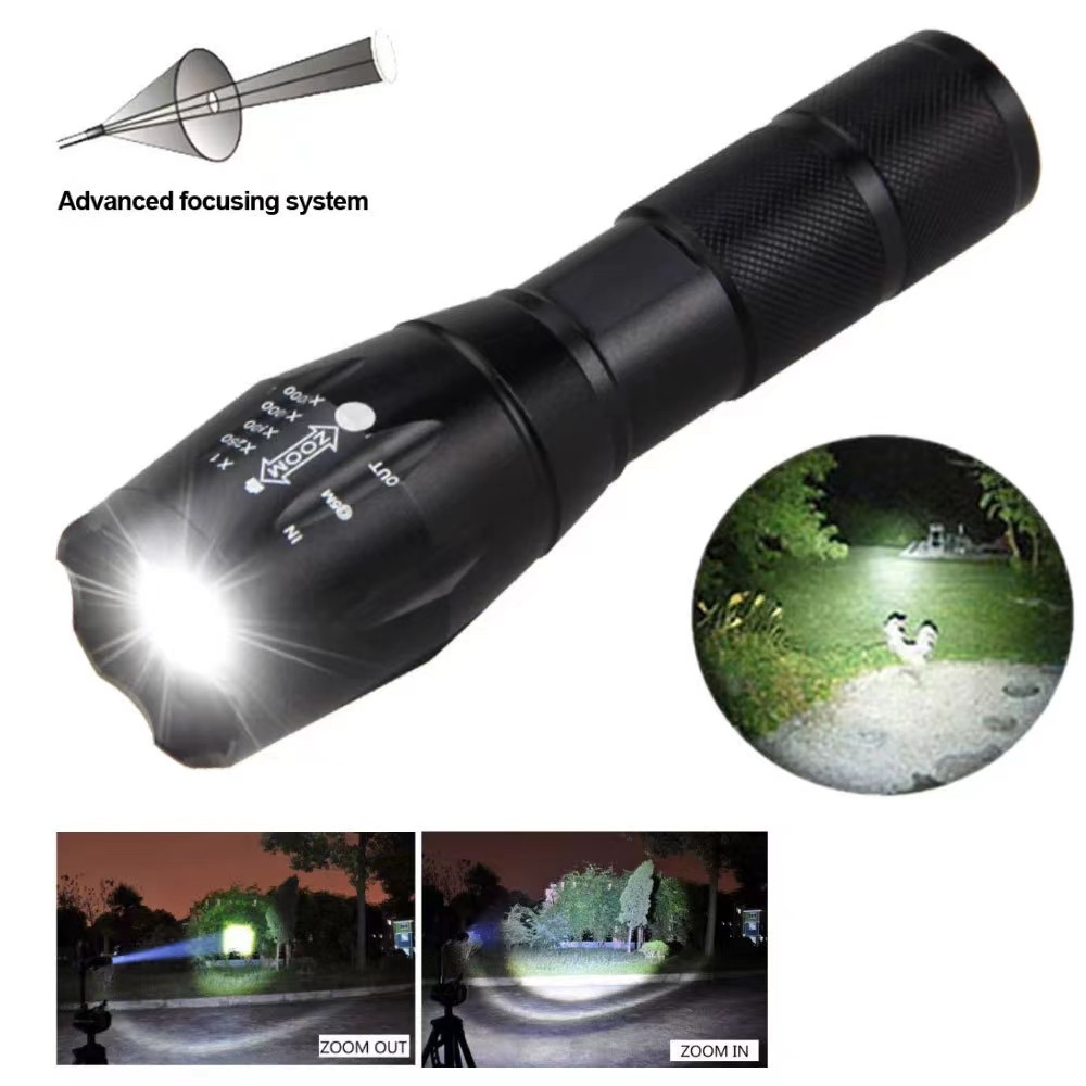 Jual SENTER LED 4 WARNA (PUTIH BIRU MERAH HIJAU) MODE ZOOM BAHAN ...