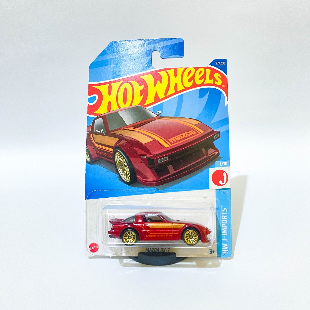 Jual Hot Wheels | Mazda RX-7 Maroon | Reguler Card SNI | Shopee Indonesia