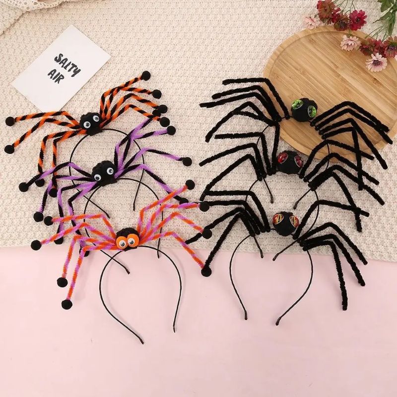 Jual Bando Spider Funny Headband Twist Stick Laba-Laba Aksesoris Rambut ...