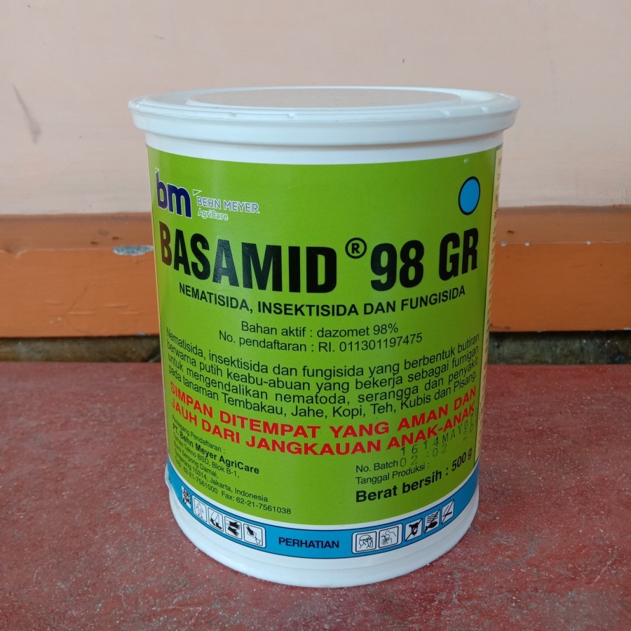 Jual Basamid 98GR 500gr Nematisida Insektisida Fungisida TERJAMIN ...