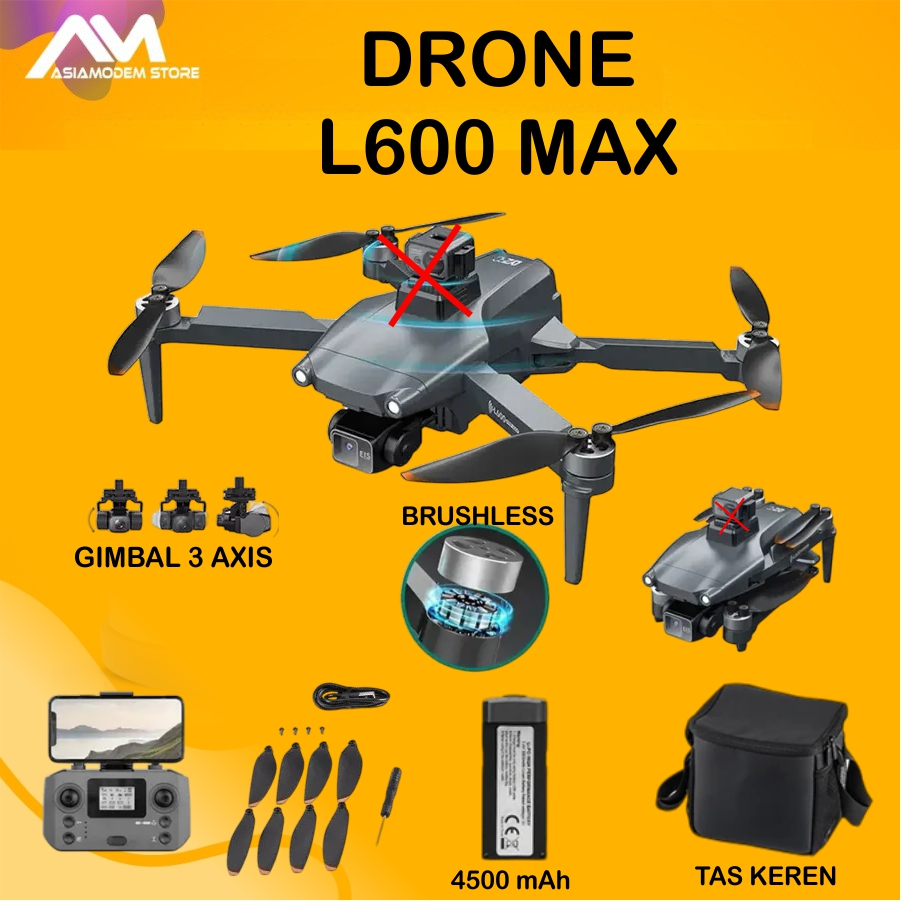 Jual Drone L600 Pro Max GPS Axis Gimbal Camera | Shopee Indonesia
