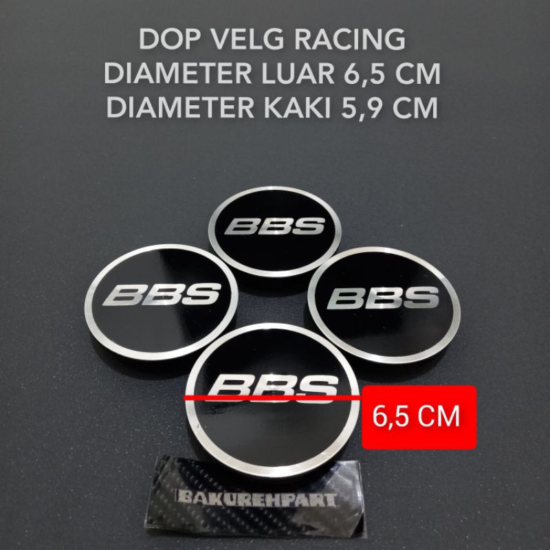 Jual Dop roda tutup velg mobil racing variasi blok datar diameter 6,5 ...