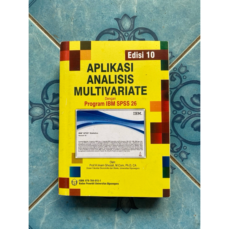 Jual BUKU IBM SPSS 26 MULTIVARIATE | Shopee Indonesia