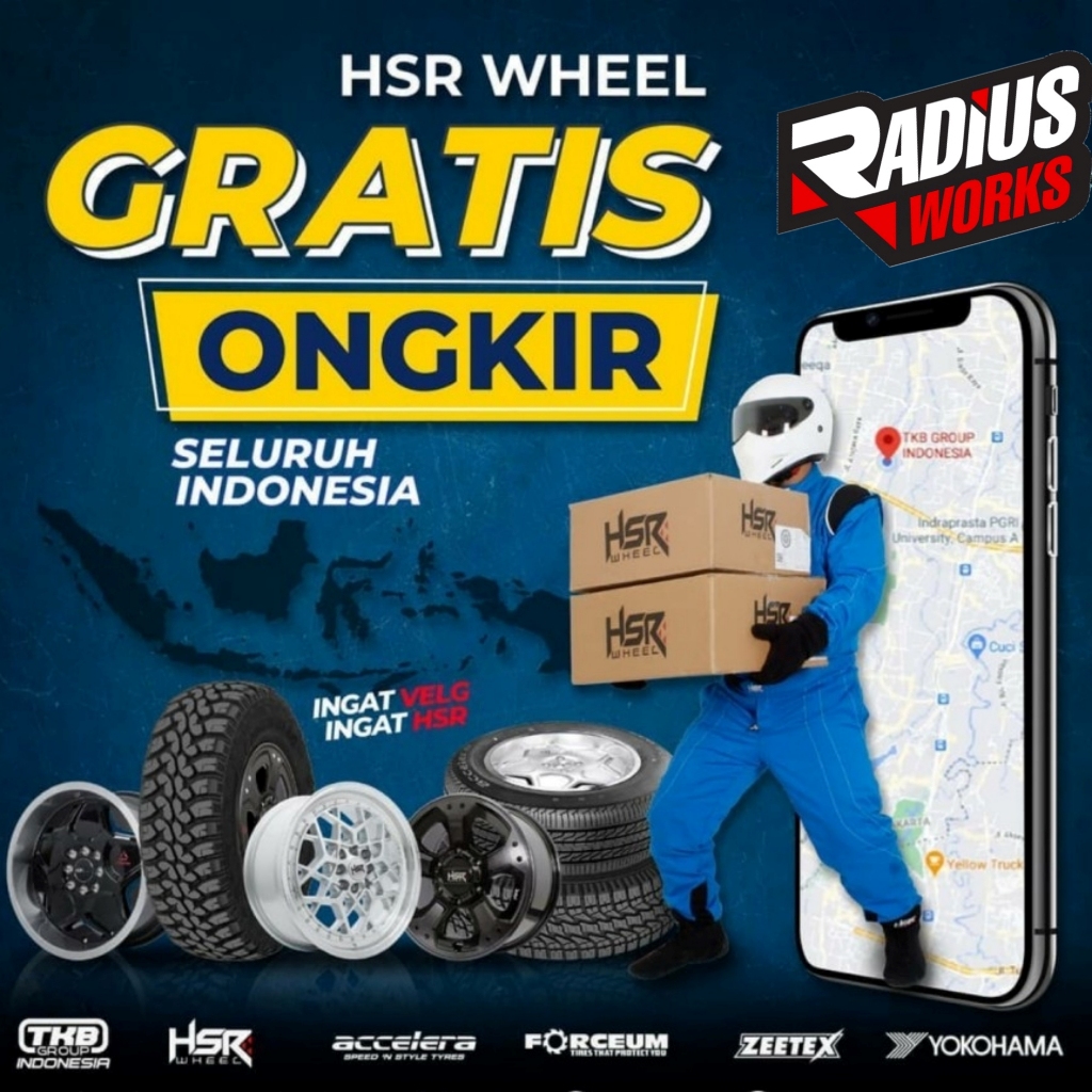Jual Velg mobil ring 17 untuk avanza yaris raize baleno hsr borgo pcd ...