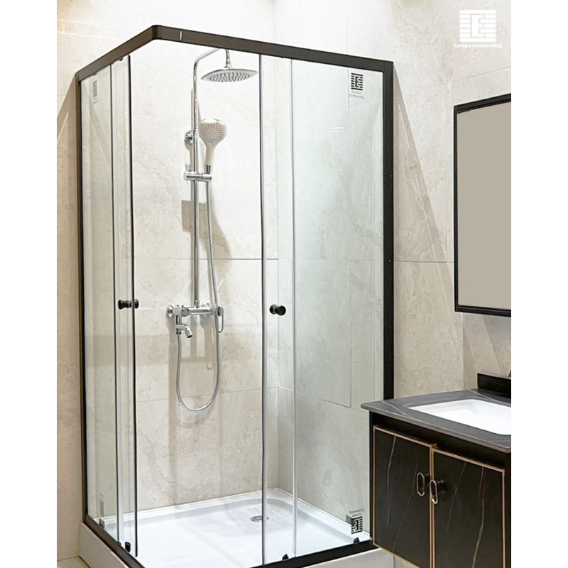 Jual ENCHANTING Shower Box Kaca Temper Glass Kamar Mandi 6mm E5100 ...