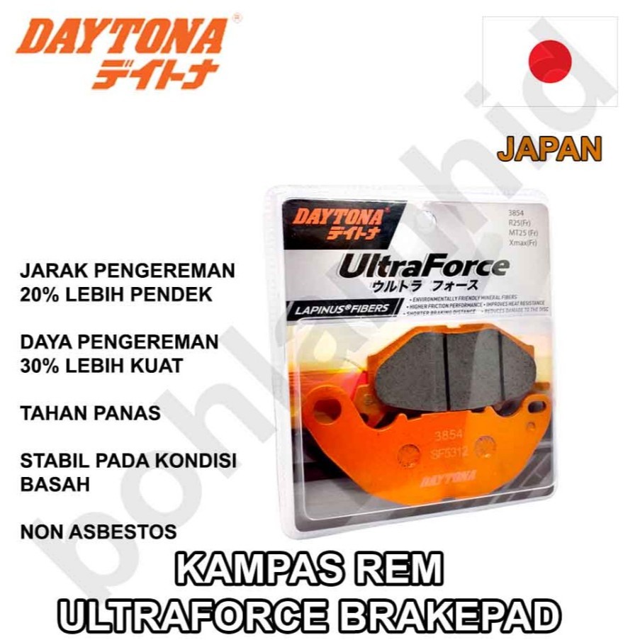 Jual L Kampas Rem Depan Fr Daytona Ultra Force Xmax R Mt