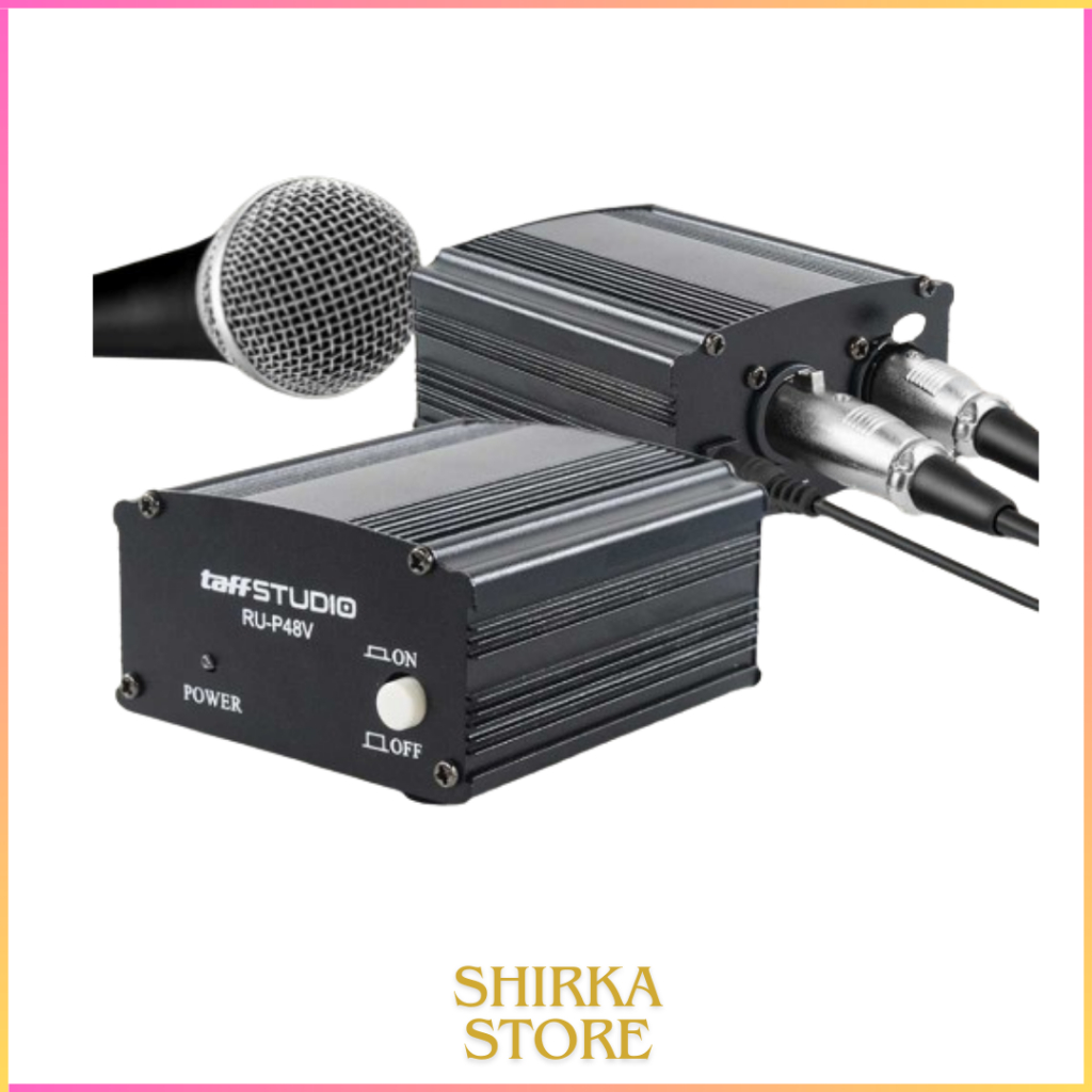 Jual SS - Power Supply Microphone Condenser 1 Channel 48V | Shopee ...