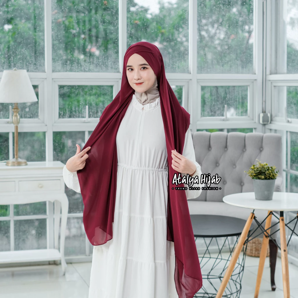 Detail Pashmina Silang Babydoll