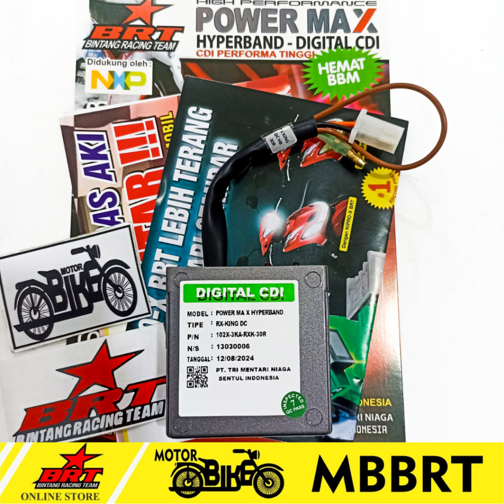Jual CDI BRT RACING POWERMAX HYPERBAND YAMAHA RX KING 135 DC | Shopee ...