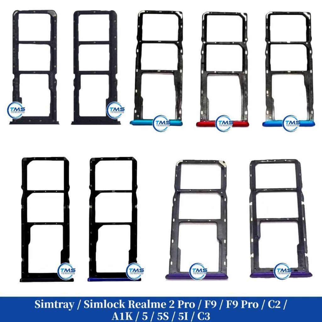 Jual Simtray / Simlock Realme 2 Pro / F9 / F9 Pro / C2 / A1K / 5 / 5S ...