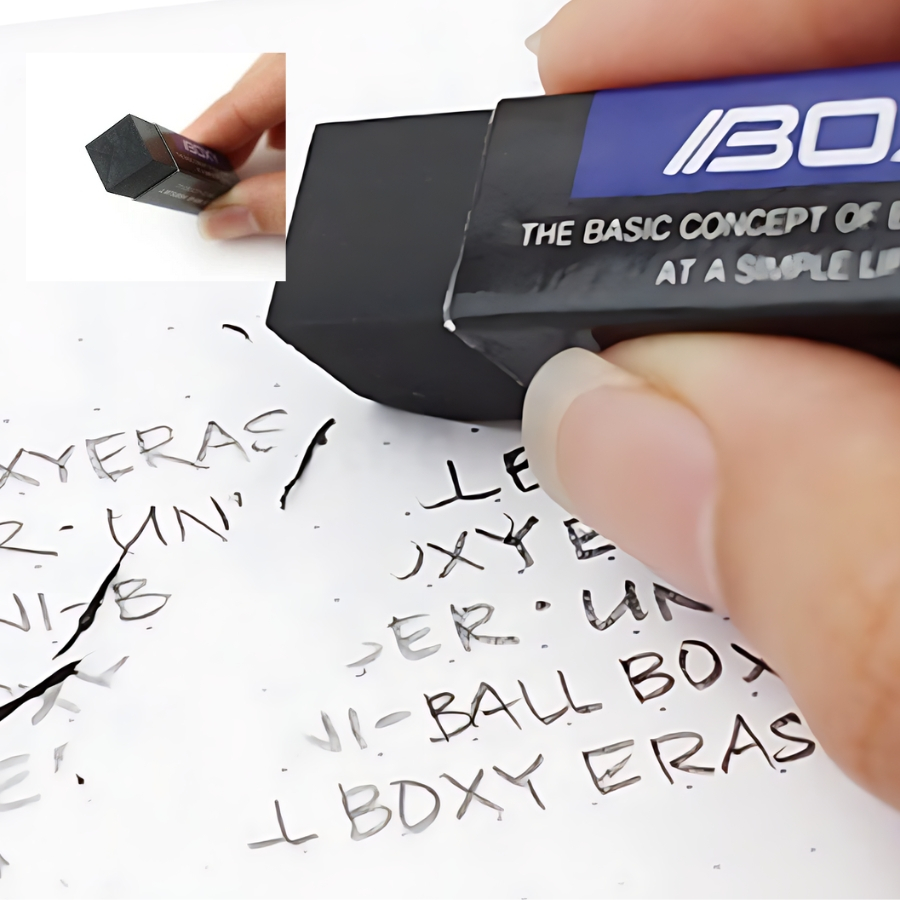 Jual Boxy Eraser Black Small EP-60BX Penghapus Hitam Super Bersih Asli ...