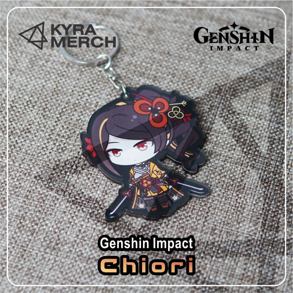 Jual Keychain Genshin Impact - Chiori | KyraMerch Anime Fanmerch Dealer ...