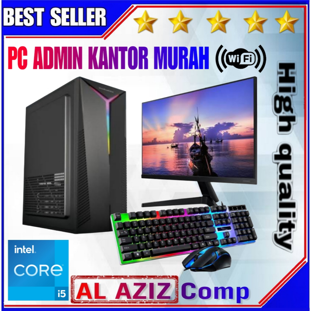 Jual PC Cpu Rakitan Fullset 24 Inch Intel Core i5 12400 Ram 32gb SSD ...