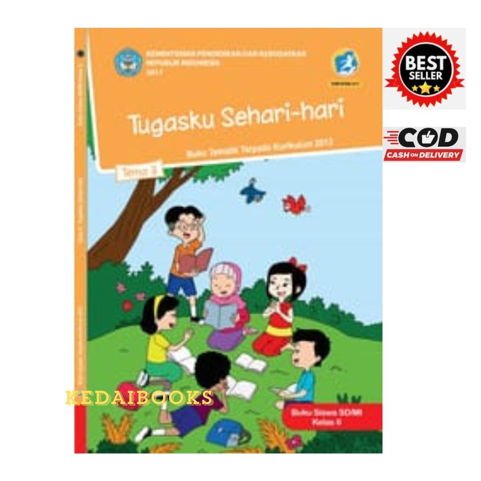 Jual Buku Tematik SD Kelas 2 Tema 3 Revisi 2017 Kurikulum 13 DIKBUD ...