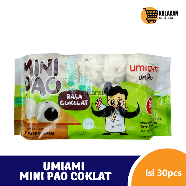 Jual Umiami Mini Pao Coklat 480gr isi 30 Pcs | Shopee Indonesia