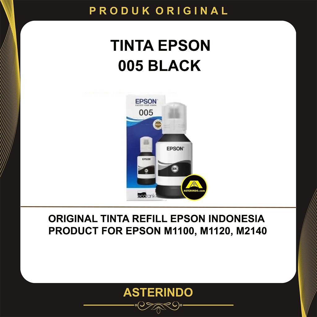 Jual Tinta Epson 005 Refill Printer Black Hitam Original Produk ...