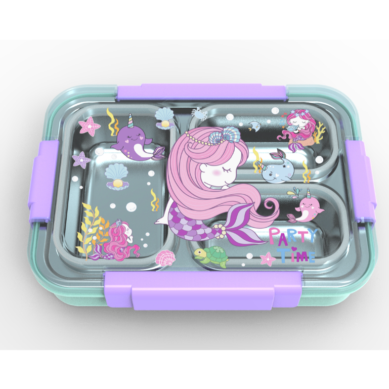 Jual Ririk Store - Yummy Box YM 6559 Kotak Makan Stainless 304 3 Sekat ...