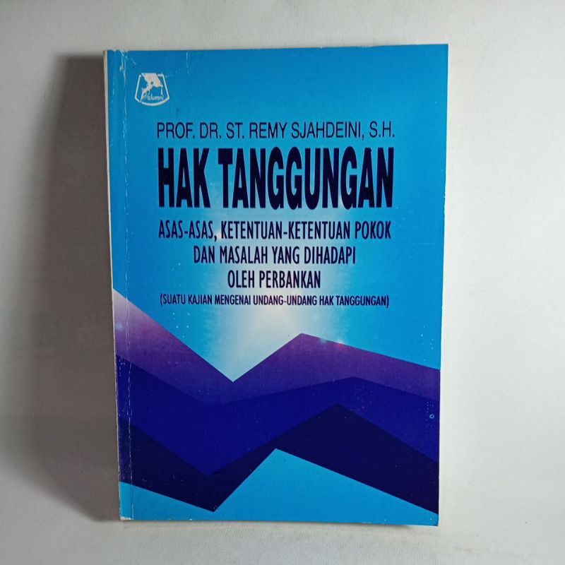 Jual Buku Hak Tanggungan Asas-Aaas, Ketentuan-Ketentuan Pokok Dan ...