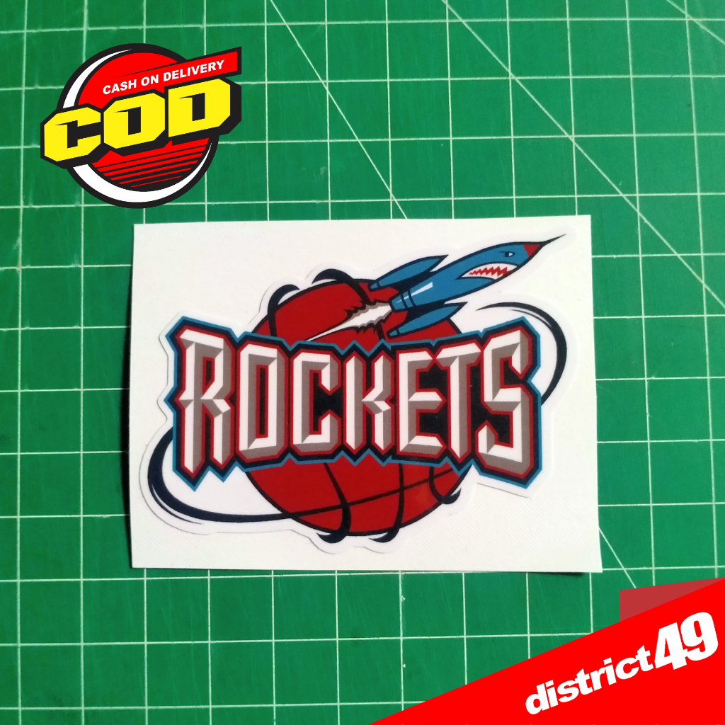Jual Stiker HOUSTON ROCKETS NBA - Stiker Print Cut Laminasi Glossy ...