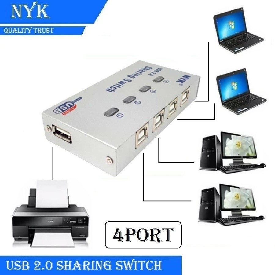 Jual Printer Auto Switch 1-4 NYK | Shopee Indonesia