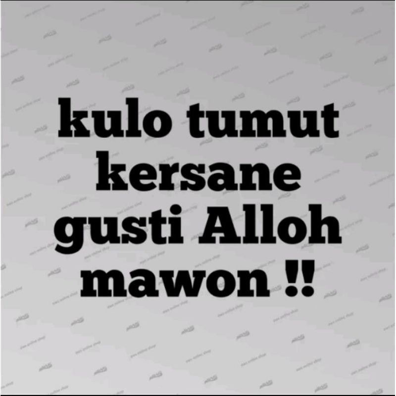 Jual Sticker Kulo Tumut | Shopee Indonesia