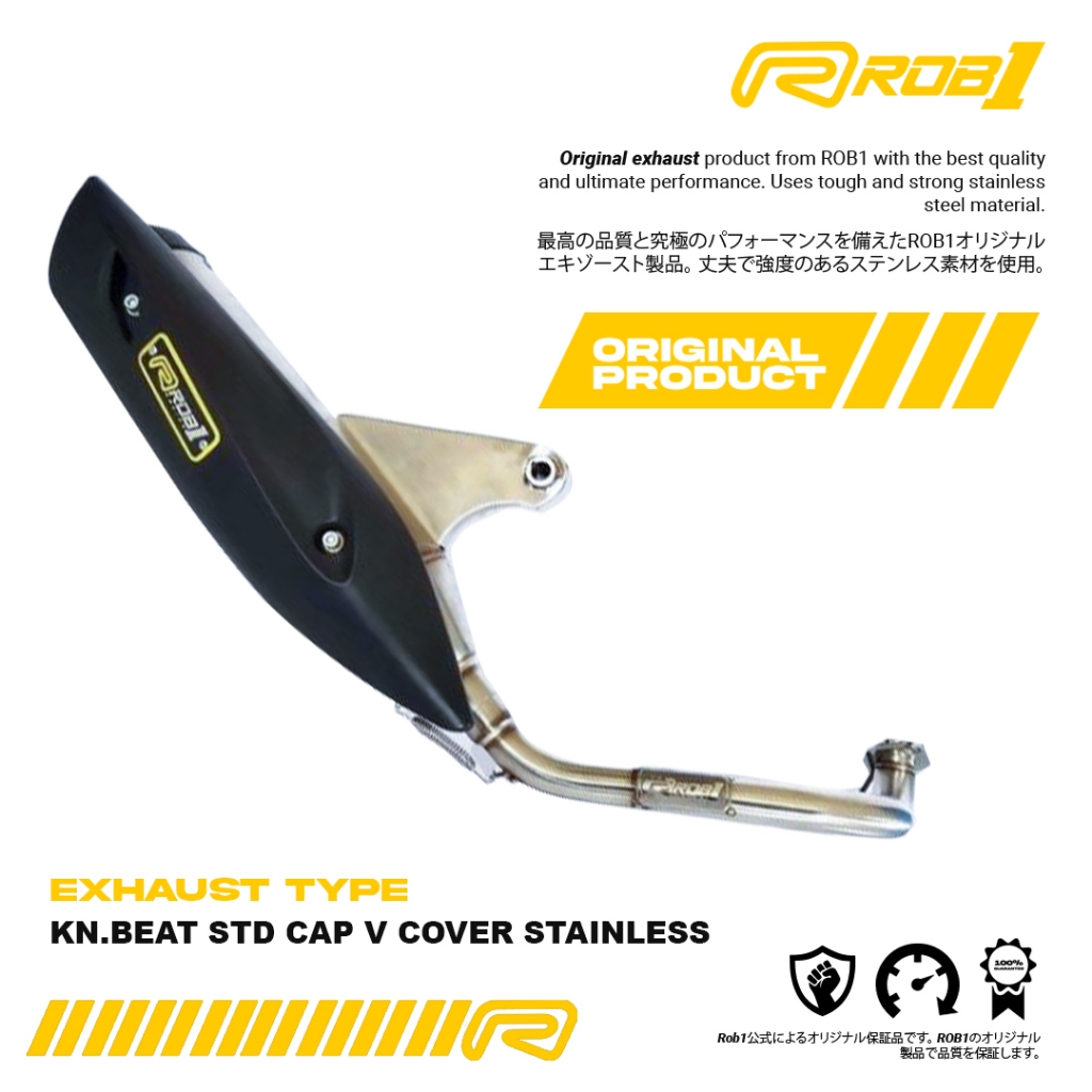 Jual Knalpot ROB1 BEAT STD Racing Cover Cup V | Shopee Indonesia