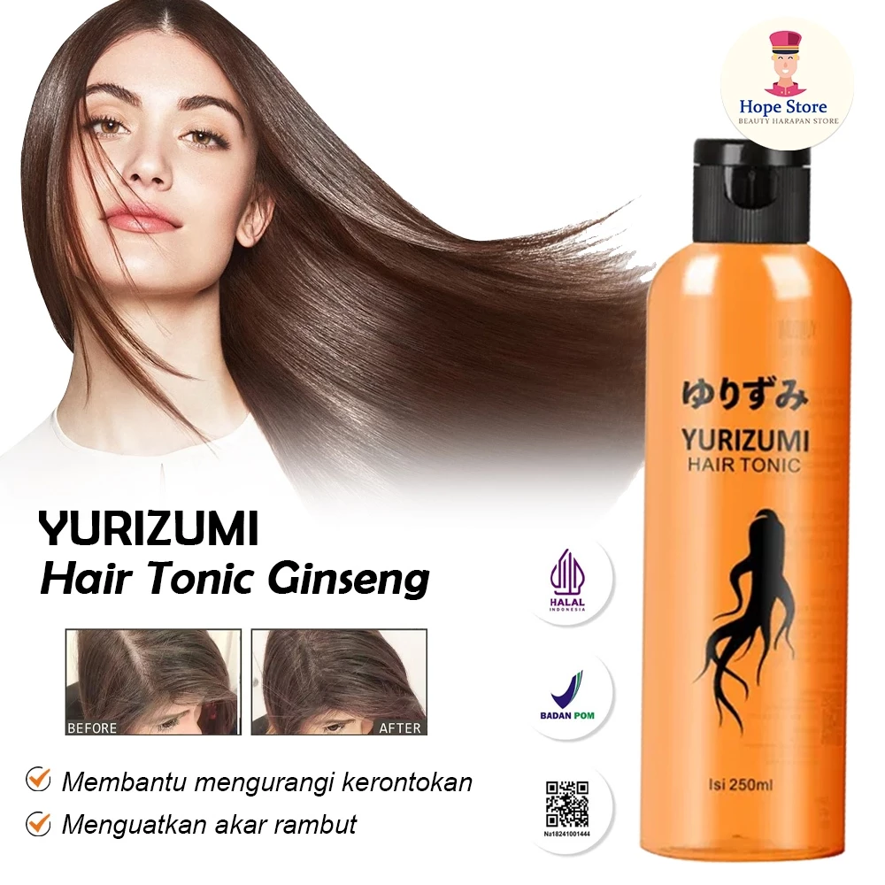 [ Hair Tonic ] Yurizumi Hair Tonic BPOM Vitamin Rambut 250ml Penumbuh Rambut Mencegah Rontok Pada Rambut | AutoStock