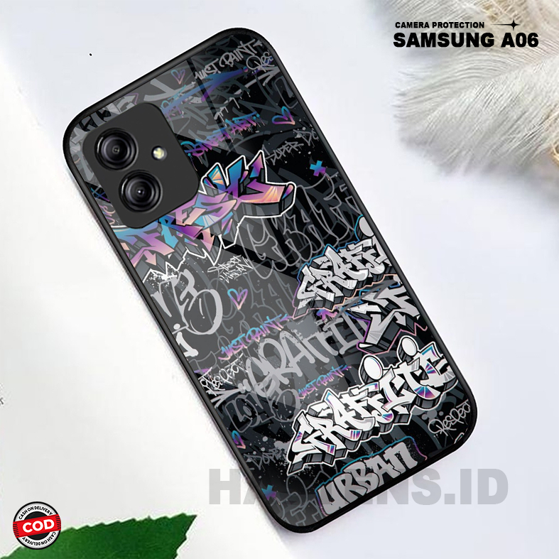 Jual HS24 Case Samsung A06 New 2024 Softcase Glass Kaca Hardcase 2D