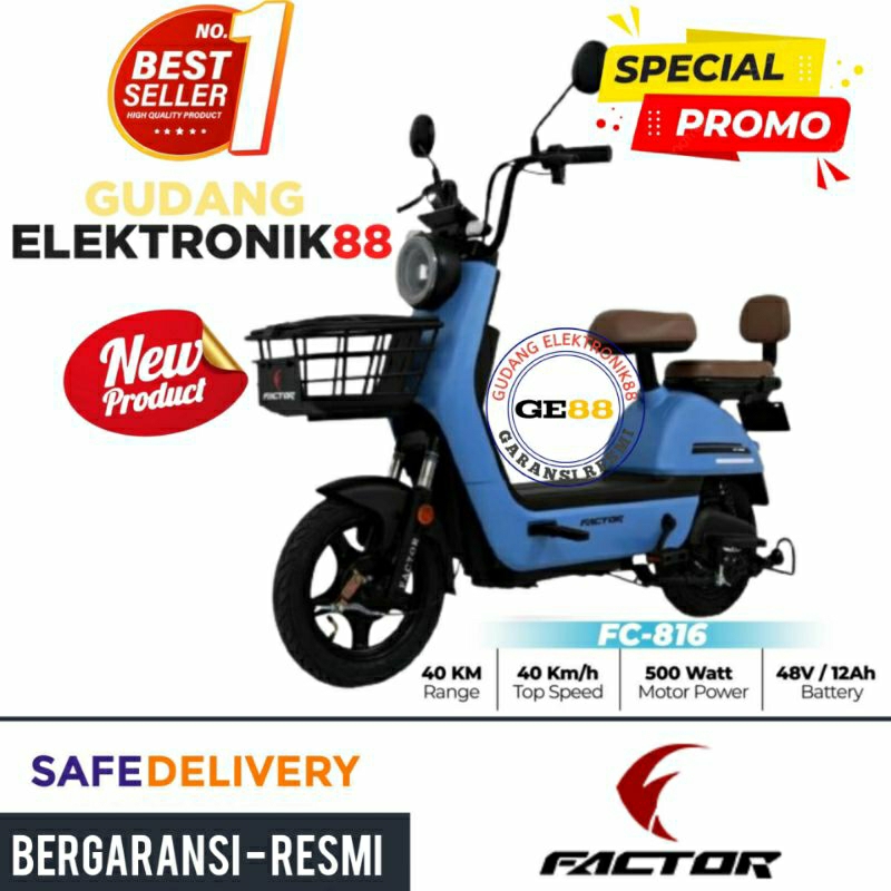 Jual Sepeda Listrik Factor 500Watt FC816 Factor E-Bike By pasific ...