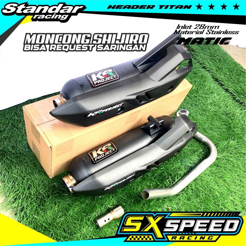 Jual Knalpot Standar Racing Shijiro Original KR Project Pnp Beat Scoopy ...