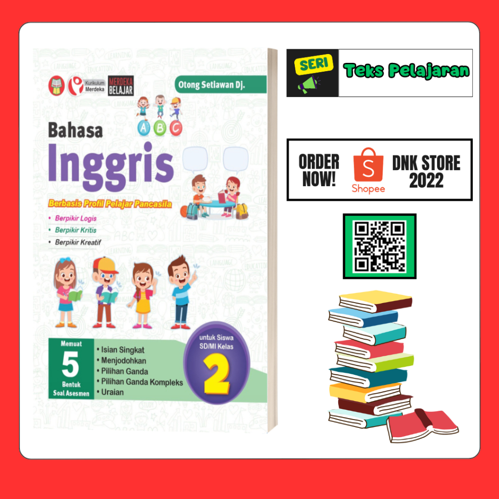 Jual Buku Paket Bahasa Inggris SD Kelas 2 Kurikulum Merdeka | Shopee ...