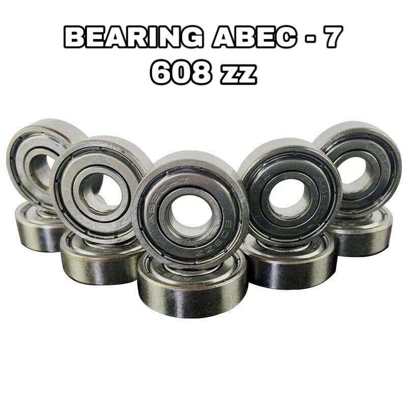 Cuscinetti A Sfera ABEC 608zz - Set Da 12 Pezzi - Hepros