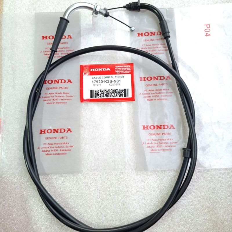 Genuine Honda OEM Throttle Cable B – Fits NSF250R Moto3 (2012-2025) – 17920-NX7-000