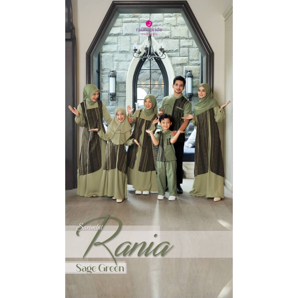 Jual NEW Sarimbit Rauna 2025 SARIMBIT RANIA SAGE GREEN BY RAUNAPRIDE ...