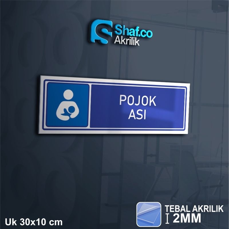 Jual AKRILIK SIGN BOARD POJOK ASI // ACRYLIC // RAMBU // 2MM | Shopee ...