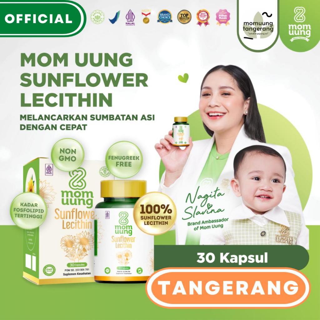Jual Mom Uung Sunflower Lecithin 30 Kapsul Momuung Melancarkan Sumbatan