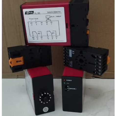 Jual Vehicle Loop sensor detector IXHA VL 100 vld merah 220v Garansi 12 ...