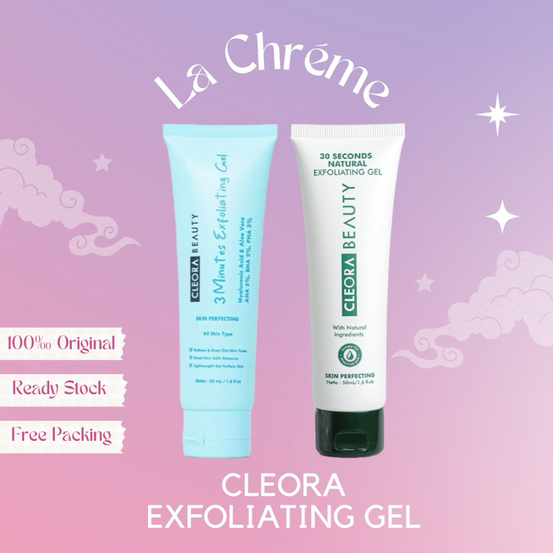 Jual CLEORA 3 MINUTE EXFOLIATING GEL 50ml / Cleora 30 Seconds Natural ...