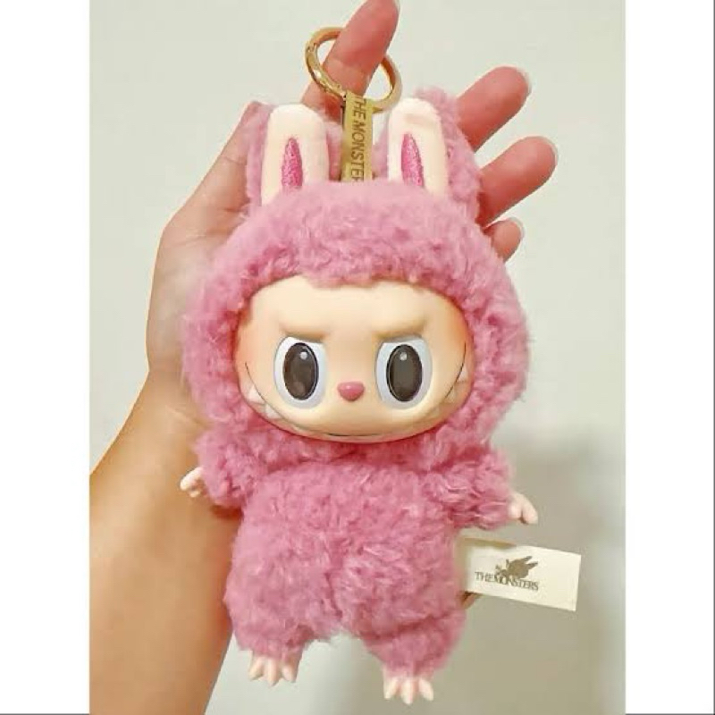 Labubu Exciting Macaron ピンクLychee Berry POP MART Labubu The Monsters Exciting Macaron Plush Series
