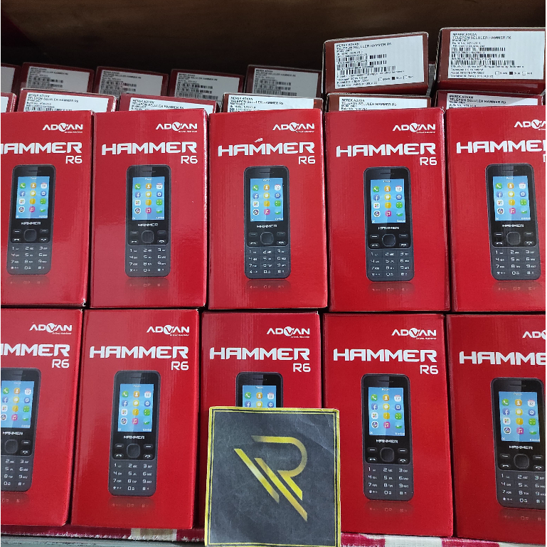 Jual ADVAN HAMMER R6 FEATURE PHONE HP MURAH CANDYBAR GARANSI RESMI ...