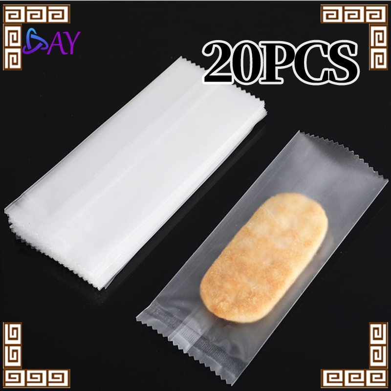 Jual 200pcs Nougat Plastic Packaging Bag Plastik Kemasan Tanpa Lem ...