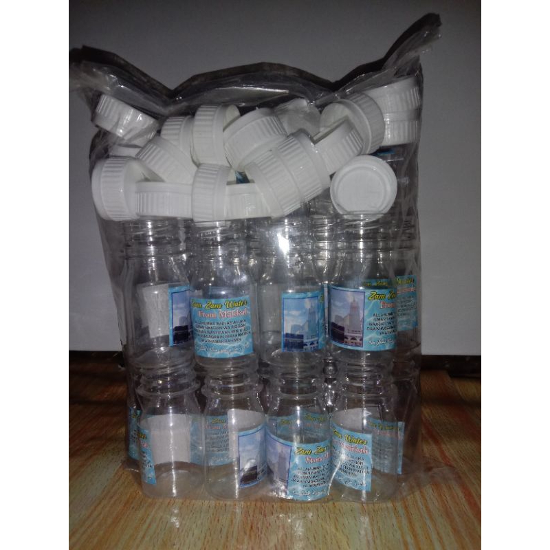 Jual botol zamzam kosong untuk sharing air zamzam cocok untuk oleh oleh ...