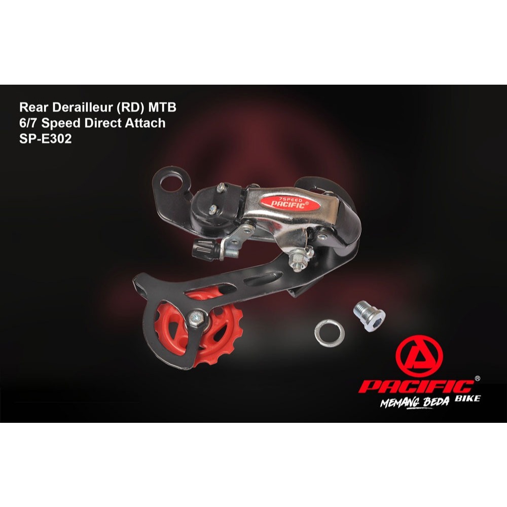 Jual PACIFIC RD Rear Derailleur Letter S Sepeda 6 - 7 - 8 speed operan ...