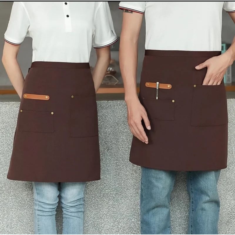 Jual ALIMRAN Apron Waiters Mini Celemek Masak Mini Apron Setengah Badan ...