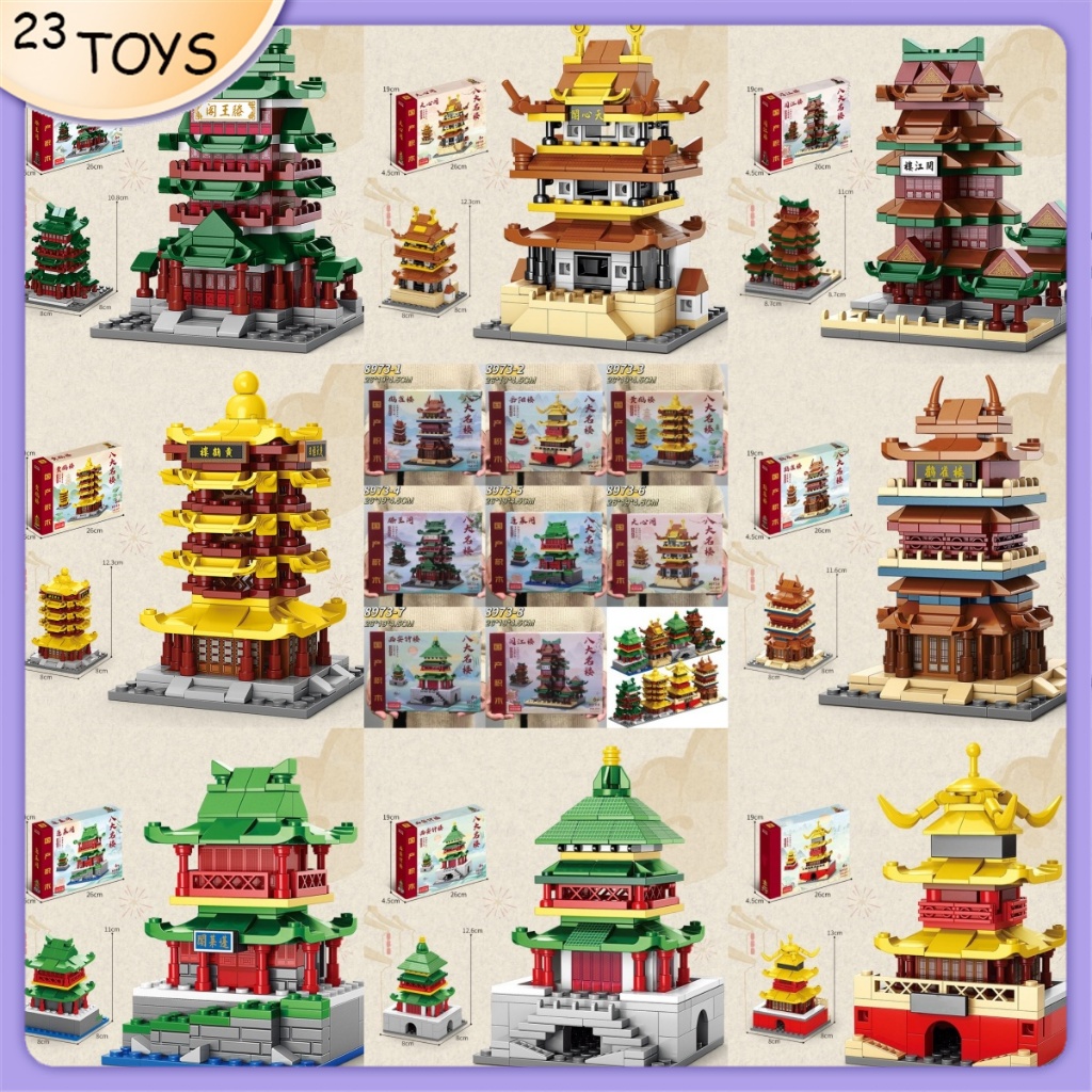 Jual Garden Cina Building Micro Bricks Bangunan Building Block Bricks ...