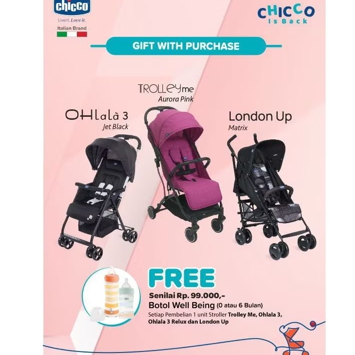 Jual Chicco TrolleyMe Stroller Kereta Dorong Bayi Shopee
